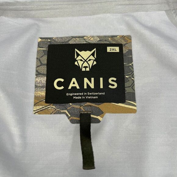 CANIS Men's Nunavut Waterproof Rain Jacket Alpha Camo XXL - Picture 13 of 16